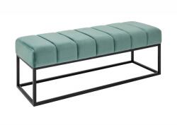 IV Interior Concept Bancheta tapitata Petit Beaute 110cm, catifea verde menta (A-44268 VC)