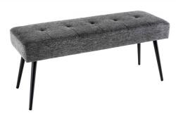 IV Interior Concept Bancheta tapitata design modern Boutique 100cm, gri (A-43315 VC)
