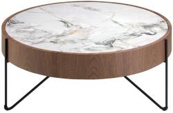 AC Atelier Masuta de cafea deosebita design LUX Walnut-Marble (AC 2138) Masa de cafea
