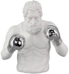 IV Interior Concept Statueta decorativa BOXER 50cm alb/ argintiu (A-48034 VC)