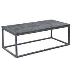 IV Interior Concept Masuta design industrial vintage Infinity Home 120cm, mango gri A-38632 VC (A-38632 VC) Masa de cafea
