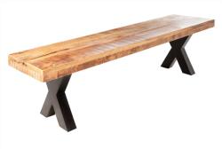 IV Interior Concept Banca industrial style Iron Craft mango, 200cm A-6540159 VC (A-6540159 VC)
