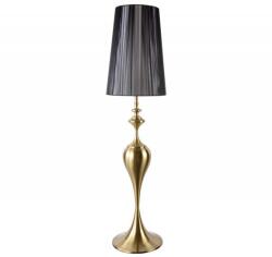 IV Interior Concept Lampadar, Lampa de podea design deosebit Lucie 160cm, negru-auriu (A-41526 VC)