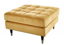 IV Interior Concept Taburete elegant Cozy Velvet 80cm, catifea galben mustar (A-41302 VC)