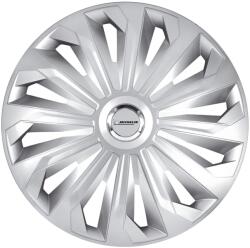 Michelin Set 4 Capace Roti Auto Michelin Monique 14 Inch, Argintii, ABS cu Inel Cromat (92001)