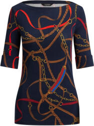 Ralph Lauren Bluză Rfnd Strtch 1X1 Rib-Knit 200P03722001 410 navy (200P03722001 410 navy)