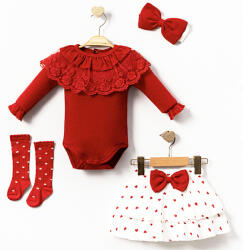 Max 4 részes luxus szett babáknak - Heléna Méret: 3-6 hónap