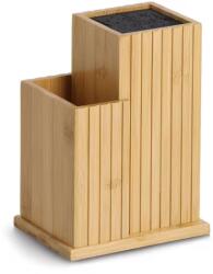 Zeller Present Suport cutite si ustensile Zeller, bambus, 17x12x23 cm, maro (ZE-25678)