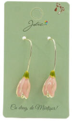 Flippy Cercei Dama de Primavara, Jolie, Model Flori Lalele, Eleganti si Moderni, 7 x 1 cm per unitate, Roz (TEO-114615)