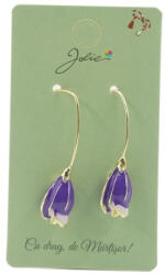 Flippy Cercei Dama de Primavara, Jolie, Model Flori Iris, Eleganti si Moderni, 7 x 1 cm per unitate, Mov (teo-114614)