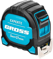 GROSS 5 m x 27 mm mérőszalag Experte, kétkomponensű burkolat, mágnes, kétoldalas Professional (32575)