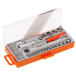 Sparta 37 részes racsnis szerszám készlet kofferben (135417)