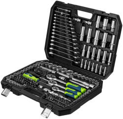 Sparta 215 részes racsnis szerszamkeszlet 1/2", 3/8", 1/4", kofferben (141707)