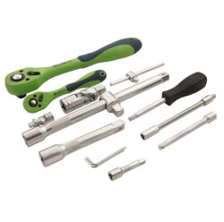 MTX 94 részes szerszám készlet 1/2 1/4CrV kofferben (135097)