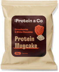 Protein a Co ProteinaCo Protein MugCake 70 g Aromă: Strawberries & White Chocolate