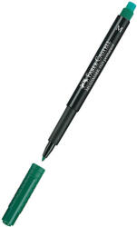  Перманентен тънкописец Faber-Castell OHP M Зелен (1602007-03)
