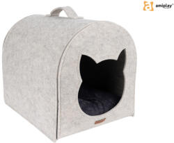 Amiplay AP Hygge Cat House 2 in1 33*42*36cm bézs