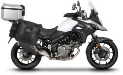 Shad Set complet de genti laterale adventure SHAD TERRA TR40 si topcase din aluminiu SHAD TERRA 37L, incluzand kitul de montaj SHAD SUZUKI DL 650 V-Strom (282695)