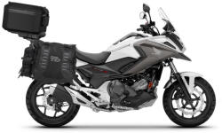 Shad Set of SHAD TERRA TR40 adventure saddlebags and SHAD TERRA aluminium top case TR55 PURE BLACK, including mounting kit SHAD HONDA NC 750X (293567)