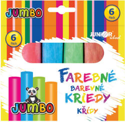  Тебешири Junior Jumbo цветни 6 бр (1610010-18006)