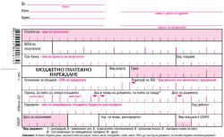  Бюджетно платежно нареждане розово, хим. А6 100 (112102001-1092Р)