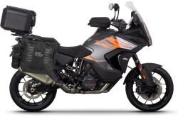 Shad Set complet de genti laterale adventure SHAD TERRA TR40 si topcase din aluminiu SHAD TERRA BLACK 48L, incluzand kitul de montaj SHAD KTM Super Adventure 1290 (R, S) (282584)