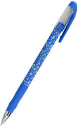  Химикалка Axent Blue Floral 0.5 mm Син (1601360-06-AB1049-36-A)