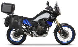 Shad Set complet de genti laterale adventure SHAD TERRA TR40 si topcase din aluminiu SHAD TERRA BLACK 37L, incluzand kitul de montaj SHAD YAMAHA Tenere 700 XTZ690 (282538)