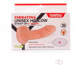  Vibrating Unisex Hollow Strap On (LVTOY00048)