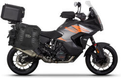 Shad Set of SHAD TERRA TR40 adventure saddlebags and SHAD TERRA aluminium top case TR55 PURE BLACK, including mounting kit SHAD KTM 1200 SUPER ADVENTURE S R (293559)