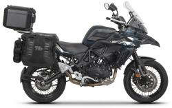 Shad Set complet de genti laterale adventure SHAD TERRA TR40 si topcase din aluminiu SHAD TERRA BLACK 37L, incluzand kitul de montaj SHAD Benelli TRK 502 X (282561)