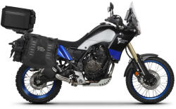 Shad Set of SHAD TERRA TR40 adventure saddlebags and SHAD TERRA aluminium top case TR55 PURE BLACK, including mounting kit SHAD YAMAHA TENERE 700 (293569)