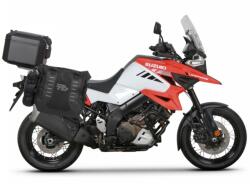 Shad Set complet de genti laterale adventure SHAD TERRA TR40 si topcase din aluminiu SHAD TERRA BLACK 37L, incluzand kitul de montaj SHAD SUZUKI DL 1000 V-Strom DL 1050 V-Strom (282542)