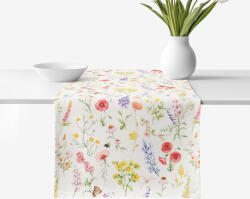 Goldea napron de masă decorativ valencia - pajiște înflorită 20x140 cm Fata de masa