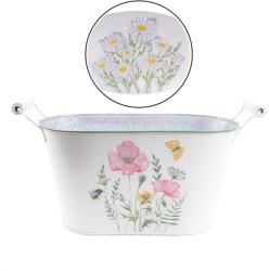  Bádog kaspó virágos füles - csemegeboltom - 2 198 Ft