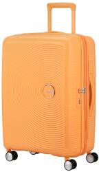 Samsonite SOUNDBOX bővíthető négykerekű papayasárga közepes bőrönd 88473-A937