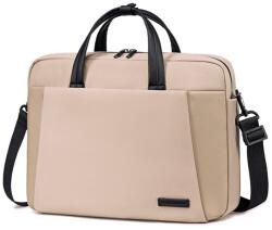 Artic Hunter unisex, két fogós, bézs, ferde betéstes laptoptartós aktatáska15, 6" AH-GWB000848