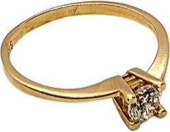 VipGold Златен годежен пръстен 1.90 гр (pr058)