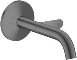 Hansgrohe One - Rejtett mosdócsaptelep, EcoSmart leeresztővel, csiszolt fekete króm 48180340 (48180340)
