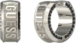 Guess Stílusos acél karika fülbevaló kristályokkal férfiaknak Lion King JUME05013JWSTT/U