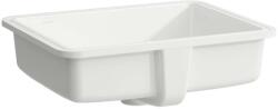 Laufen Savoy - Beépített mosdókagyló 440x330 mm, túlfolyóval, csapfurat nélkül, fehér színű H8189470001091 (H8189470001091)