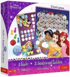 Trefl Настолна игра 2 в 1 Disney Princess (Ludo/Snakes and Ladders) - детска