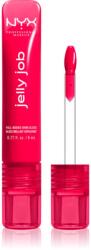 NYX Cosmetics Jelly Job tündöklő ajakfény nagyobbító hatás árnyalat Cherry Jelly 7.5 ml