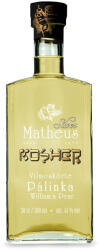 Matheus Silver Kosher Vilmoskörte pálinka DRS (0, 5L / 44%) - whiskynet