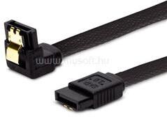 SAVIO GAK-04 SATA III kábel 30cm derékszög (fekete) (GAK-04) (GAK-04)