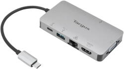 Targus Statie de andocare Targus, USB-C, HDMI, VGA, 4K, 100W Power Delivery, Ethernet (DOCK419EUZ)