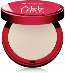 AA Wings of Color All Day Long Pressed Setting Powder kompakt púder matt hatással árnyalat 01 Light-Natural 9 g