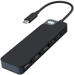 HYPER Hub USB-C Hyper HyperDrive Flex 5 Port, 2x USB-A, 1x USB-C, 1x HDMI, Negru (HD4101BKGL)