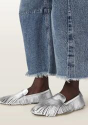 AllSaints мокасини дамски кожени Sandy Fringe Loafer (W079FE)