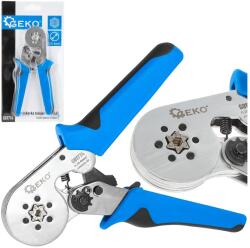 GEKO Önbeálló hatszögletű krimpelő fogó 0.25-6mm2 (G01774)